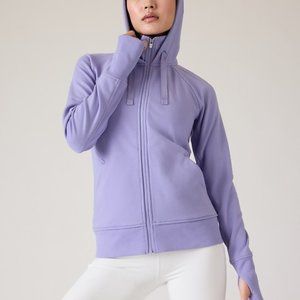 New Athleta Blue Purple Triumph Hoodie Medium Tall